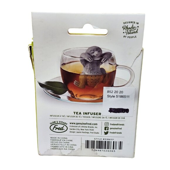 🦥 Fred Slow Brew Sloth Tea Infuser Loose Leaf Tea, Coffee? 🦥 - Picture 3 of 8